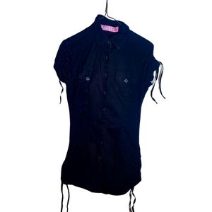 DIGITAL CLOTHING SHORT SLEEVE BLOUSE